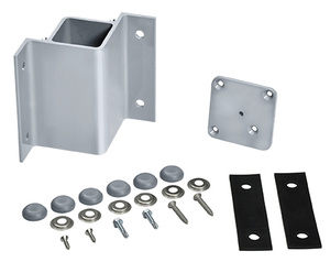 CRL Clear Anodized Inside 90 Degree Fascia Mount Bracket