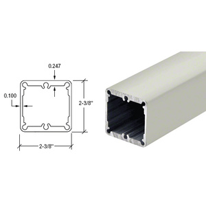 CRL Agate Gray Heavy-Duty 241" Post Tubing