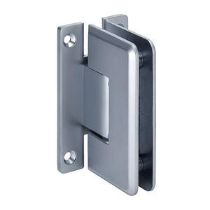 CRL Satin Chrome Cologne 037 Series Wall Mount 'H' Back Plate Hinge