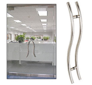 CRL Polished Stainless 48" Extra Length Right Handed "S" Ladder Style Back-to-Back Pull