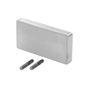 CRL-Blumcraft® Satin Anodized Decorative Flat End Caps for 339 Series Aluminum Cap Railings