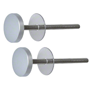 CRL Satin Chrome Cologne Low Profile Stud Replacement Set