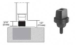 Dormakaba® 1/2" Clearance, 3º Right Hand Offset Tapered Type Spindle