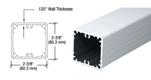 CRL Mill 100 Series 42" Fascia Mount Post Only