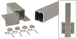 CRL Agate Gray 200, 300, 350 and 400 Series 36" Fascia Mount Post Kit