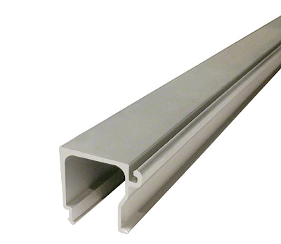 CRL-U.S. Aluminum Clear Anodized Interior Glaze Glass Stop - 24'-3