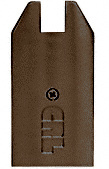 CRL Oil Rubbed Bronze End Cap for 4" Tapered 1/2" Glass Wedge-Lock® Door Rail