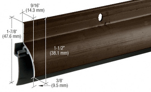 CRL Dark Bronze Anodized Door Sweep-Rain Drip Combination for 36" Door