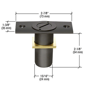  CRL Matte Black Dust Proof Keeper Locking Option