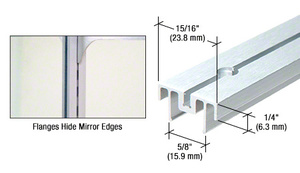 CRL Brite Anodized 72" Mirror Standard