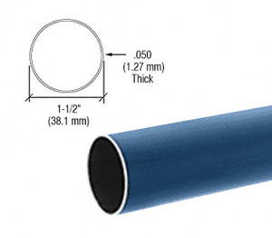 CRL Custom Painted 1-1/2" Diameter Hand Railing Tubing - Custom Length