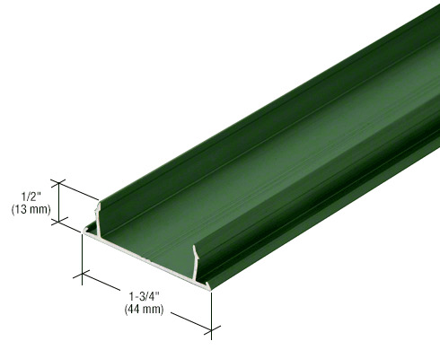 CRL-U.S. Aluminum Narrow Stile Flat Pocket Insert, Custom Anodized - 21 ...