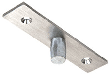 CRL Brushed Stainless Top Center-Hung Free Swing Pivot