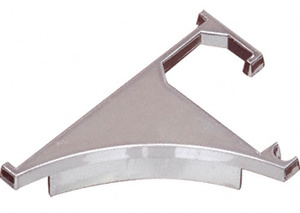 CRL Brushed Nickel End Cap for 3/8" Aluminum Shelving Extrusion