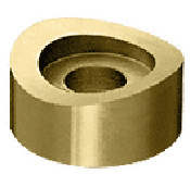 CRL Brass 1-1/2" Tubing Adaptor for 3/4" Diameter Standoffs