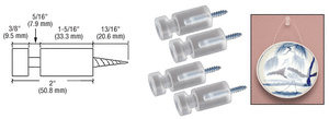 CRL Acrylic Framepegs Set of 4