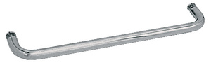 CRL série BM, Porte-serviettes simple sans rondelles métalliques, 508 mm (28 po), nickel brossé