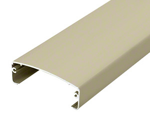 CRL Oyster White 500X Series 241" Long Top Rail