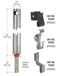 3/8" 2920 Non-Tilt Spiral Balance With FS340 Clip Attached