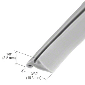 CRL Gray Glazing Spline - 100' Roll