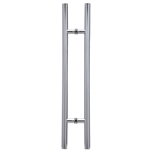Polished Stainless Steel (H) Style Back To Back Handle 24" CTC/36" Overall