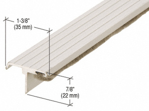 CRL 96" Overlapping Door Astragal Aluminum