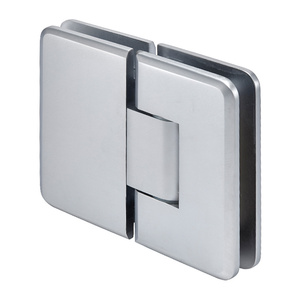 CRL Satin Chrome 180 Degree Glass-to-Glass Plymouth Series Hinge