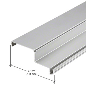 CRL-U.S. Aluminum Sill Insert for 1" Glazing - 24'-2", Clear Anodized Class 1