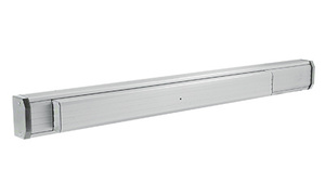 CRL Satin Aluminum 36" Jackson® 1285 Push Pad Concealed Vertical Rod Left Hand Reverse Bevel Panic Exit Device