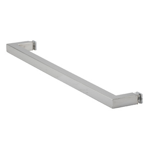 Polished Chrome 18" X 3/4" Square Single-Sided Towel Bar with  Blind Fastner