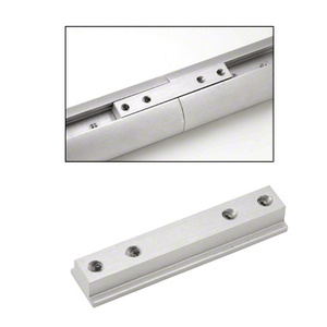 CRL-Blumcraft® Mill Finish Aluminum 180º Splice Plate for Blumcraft Hand Rails