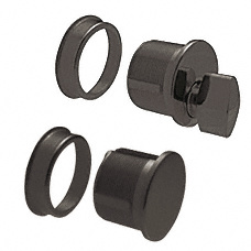 CRL Dark Bronze Anodized Thumbturn and Dummy Combo