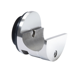 CRL Polished Stainless Laguna Top Sliding Tube Glass Mount Clamp