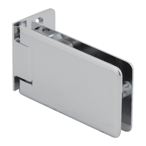 CRL Chrome Grande 044 Series Wall Mount Offset Back Plate Hinge