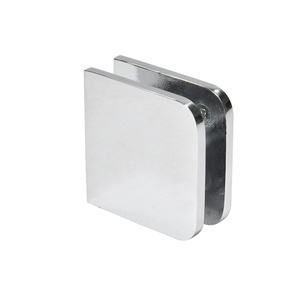 CRL Polished Chrome Traditional Style Fixed Panel U-Clamp