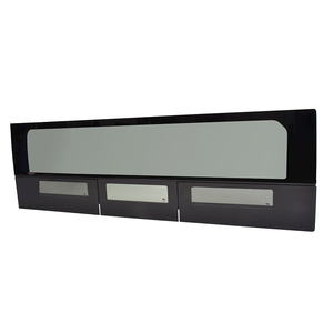 CRL 2014+ OEM Design 'All-Glass' Look Ram ProMaster 159” Wheelbase T-Vent Window Drivers Side Quarter Panel