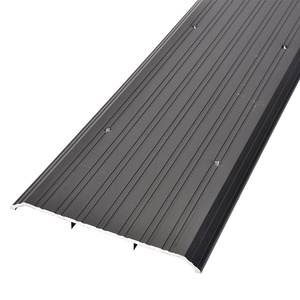 CRL Bronze 9" x 1/2" Saddle Aluminum Threshold - 185" Long