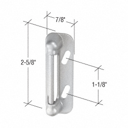 CRL Aluminum Screen and Storm Door Strike Plate