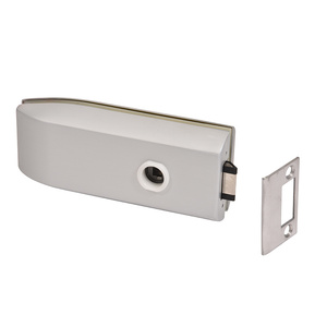 CRL Clear Anodized Glass Mounted Passage Latch