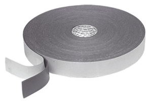 CRL Gray 1/4" x 2" Single Sided Foam Glazing Tape
