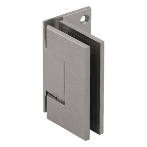 Brushed Nickel Wall Mount with Offset Back Plate Designer Series Hinge with 5° Pin