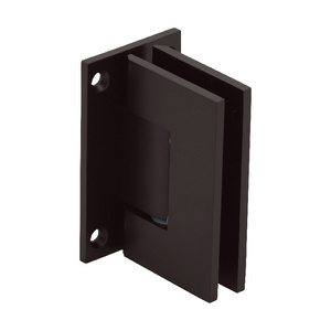 CRL Oil Rubbed Bronze Geneva 037 Series Wall Mount Full Back Plate Standard Hinge