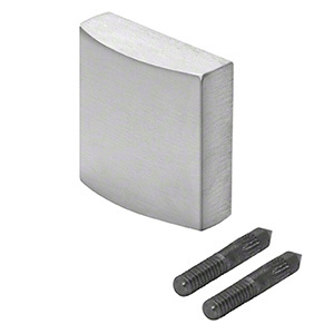 CRL-Blumcraft® Satin Anodized Decorative Flat End Caps for 3243 Series Aluminum Cap Railings