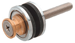 CRL VTB4CH Through-Bolts for Variant Series Adjustable Pull Handles on  1-3/4 Wood or Metal Doors