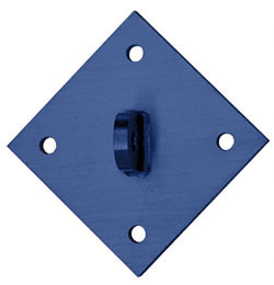 CRL Custom Color Diamond Shaped Mounting Plate for 12 mm Rods