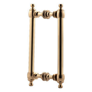 Polished Brass 8" Antique Style Back to Back Handles