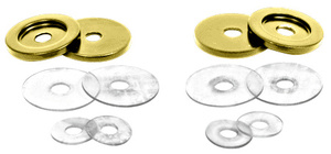 CRL Gold Plated Replacement Washers for Back-to-Back Solid Pull Handle