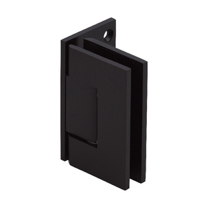 CRL Oil Rubbed Bronze Vienna 044 Series 5 Degree Pre-Set Wall Mount Offset Back Plate Hinge
