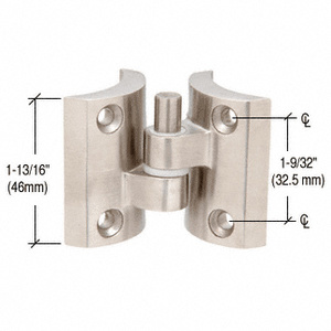 CRL 316 Brushed Stainless Tubing Hinge
