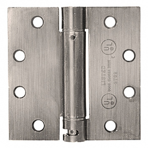 CRL 4-1/2" x 4-1/2" Dull Nickel Heavy-Duty Square Spring Hinge